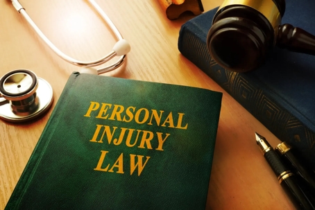 Personal Injury book on desk